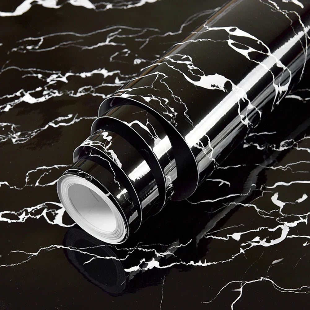 Marble Self-Adhesive Vinyl Film | Waterproof PVC Countertop Wallpaper