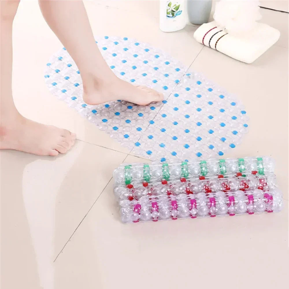 Non-Slip Massage Suction Cup Bath Mat | Household Bathroom Rug