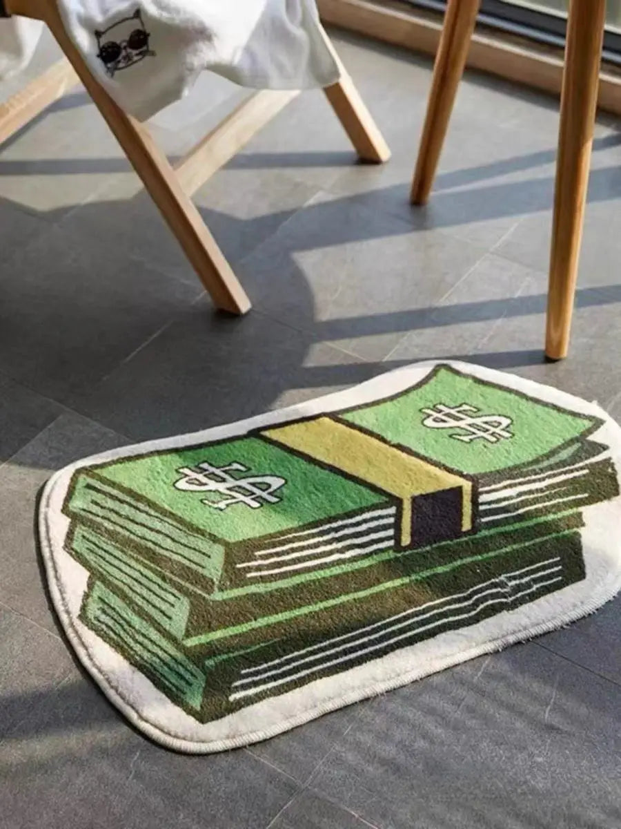 Decorative Coin Carpet | Bedside Blanket, Door Mat, and Bath Floor Mat