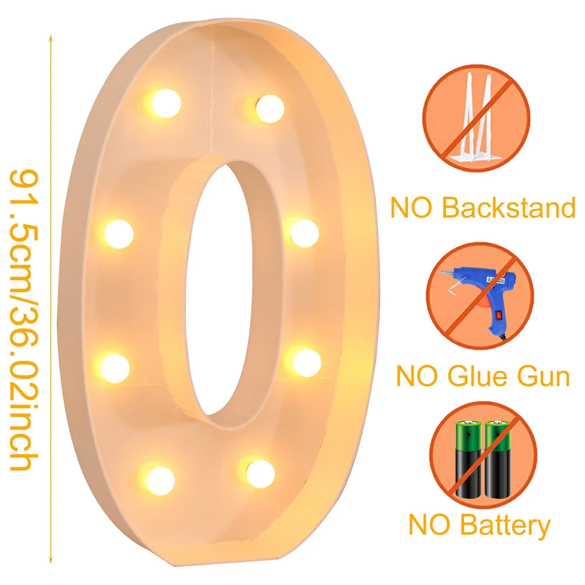 Giant DIY Name Light-Up Letter Box | Christmas, Wedding & Birthday Decor