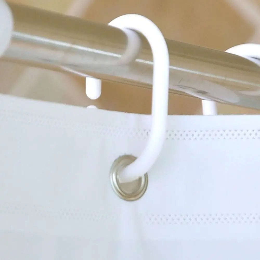 High Quality Mildew Proof Shower Curtain | Thickened Printed PEVA with Hooks