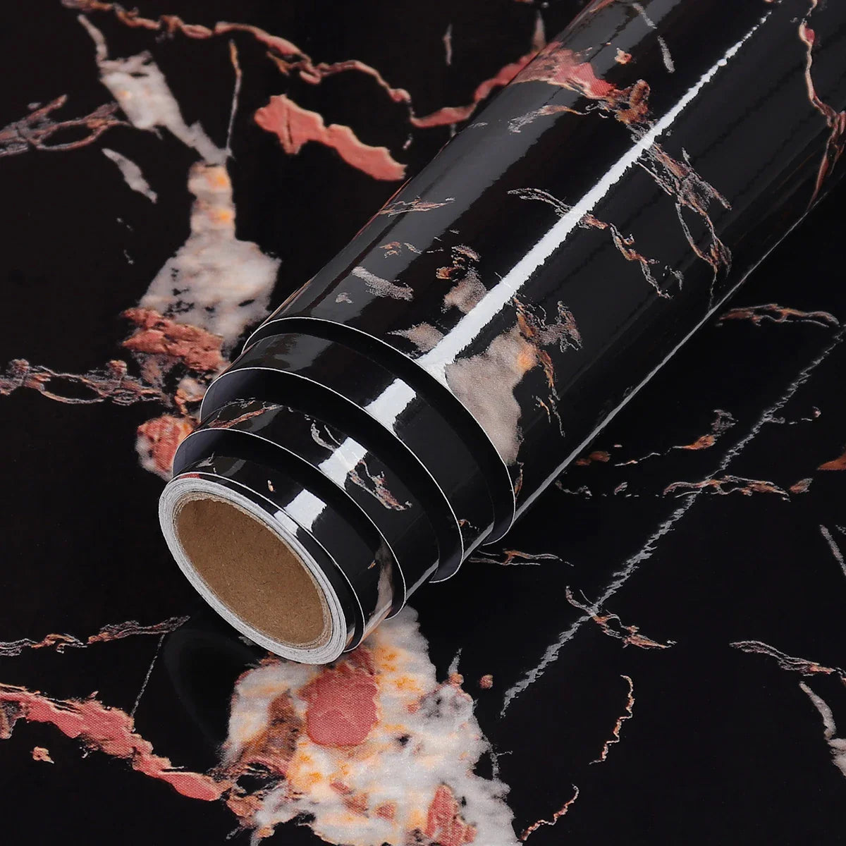 Marble Self-Adhesive Vinyl Film | Waterproof PVC Countertop Wallpaper