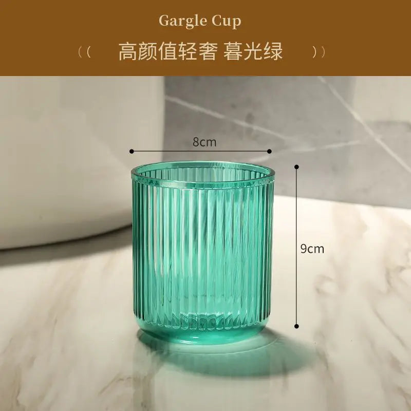 Colorful Bathroom Gargle Cup | Durable Anti-Fall Plastic Tumbler
