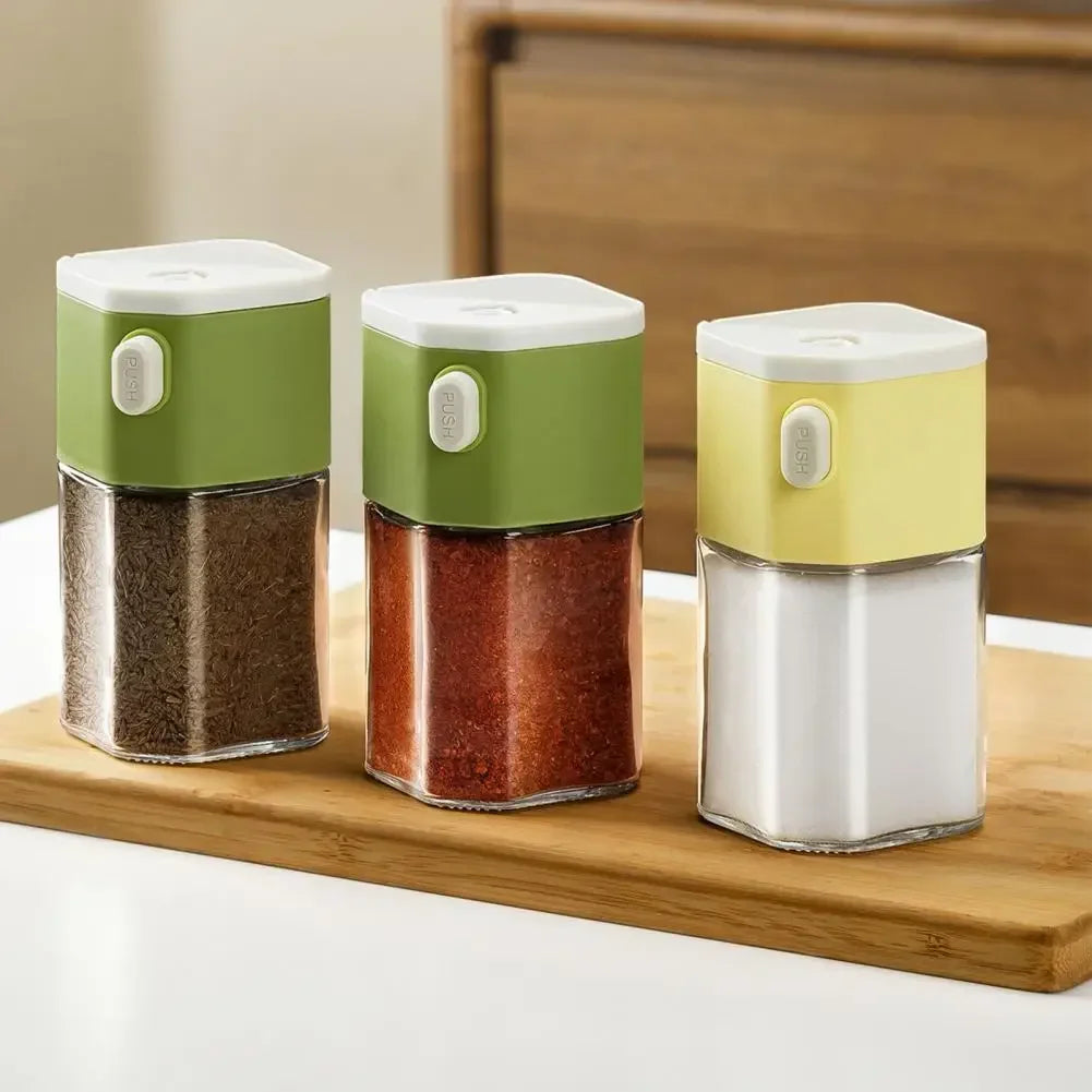 Precise Control Spice Dispenser | Quantitative Salt Shaker for Camping