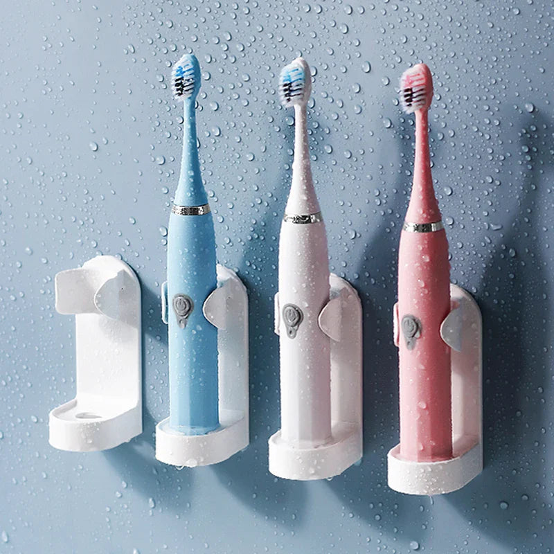 Universal Fit Electric Toothbrush Holder | Traceless Adhesive Stand