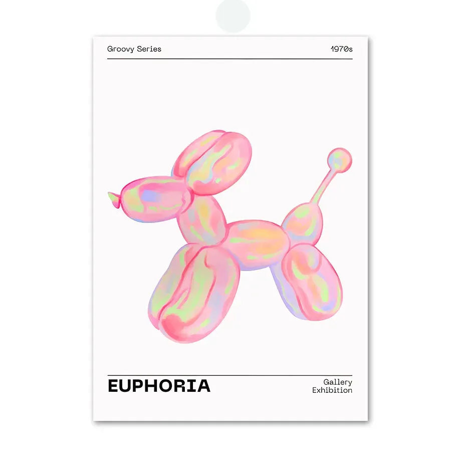 Pink Angel Number & Flower Market Canvas Print | Gallery Wall Art