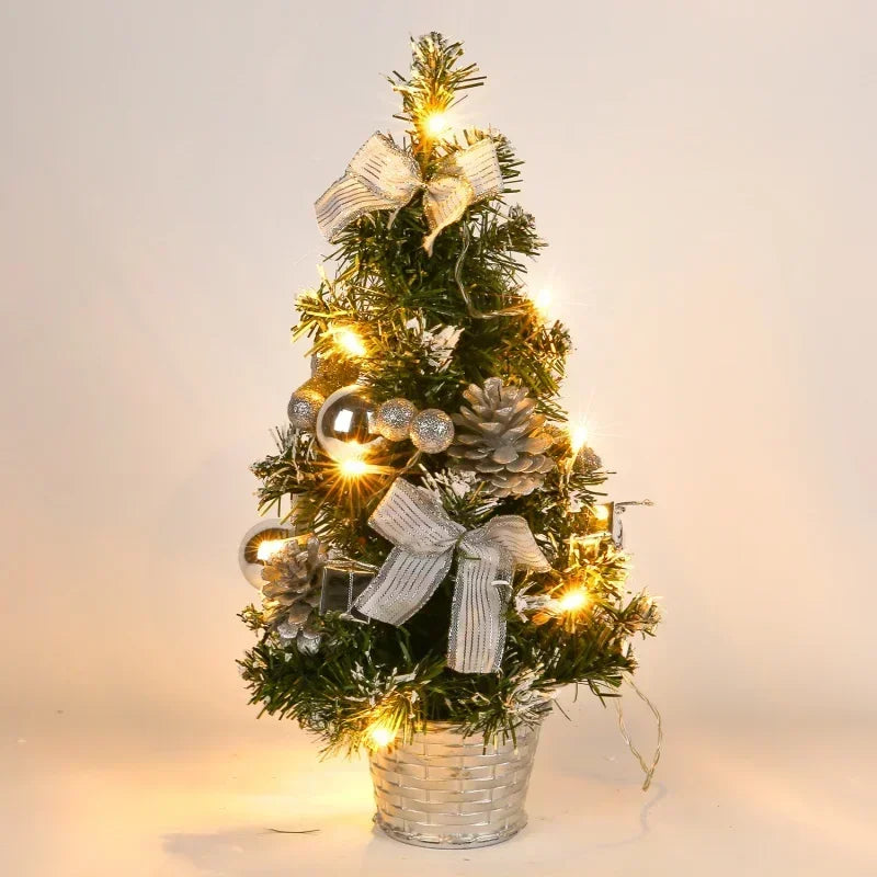 Mini LED Xmas Tree Desktop Decoration | 40CM Nightlight New Year Gift