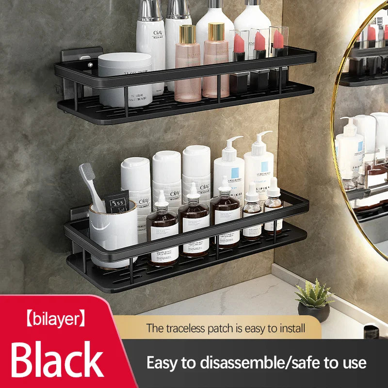 Heavy Duty Stainless Steel Suction Shower Shelf