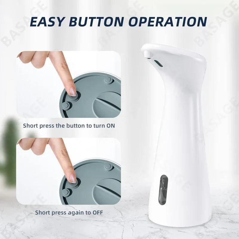 Automatic Sensor Soap Dispenser | White Waterproof ABS Smart Handpiece