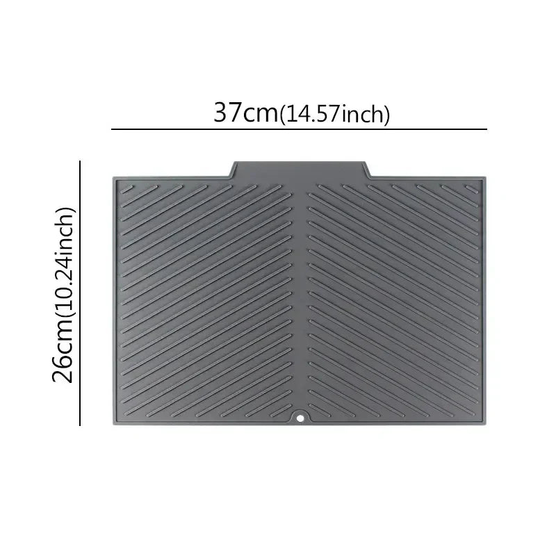 Multipurpose Silicone Drain Mat | Bar Sink & Kitchen Utensil Drying Pad