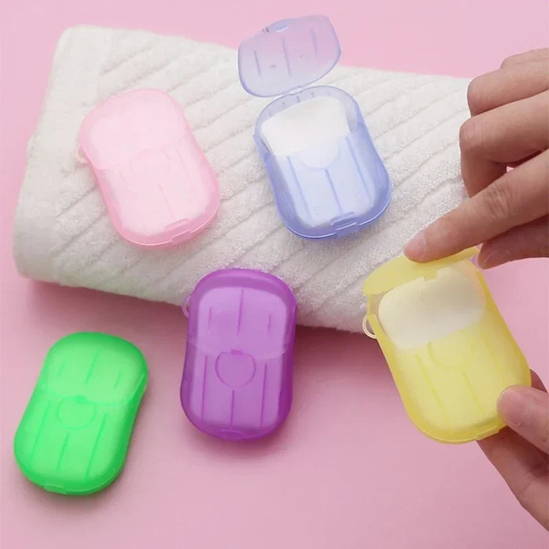 Pocket-Sized Bath Soap Slices | Portable Scented Foaming Hand Soap