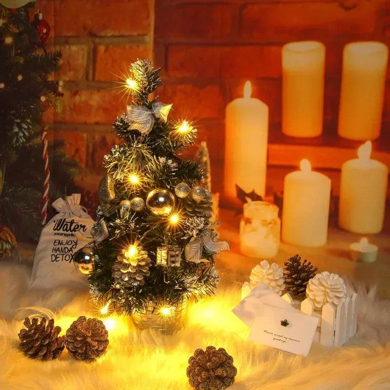 Mini LED Xmas Tree Desktop Decoration | 40CM Nightlight New Year Gift