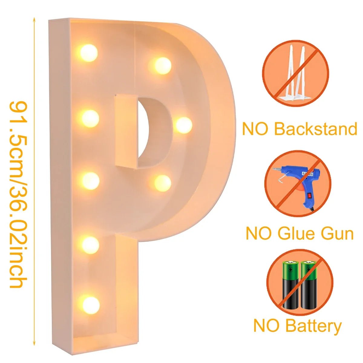 Giant DIY Name Light-Up Letter Box | Christmas, Wedding & Birthday Decor