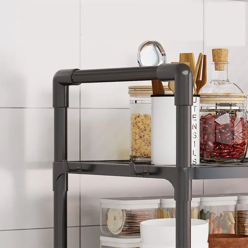 Kitchen Accessories Storage Rack | Multi-Layer Countertop Tidying Shelf