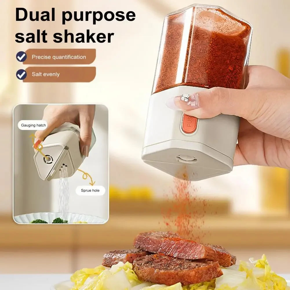 Precise Control Spice Dispenser | Quantitative Salt Shaker for Camping