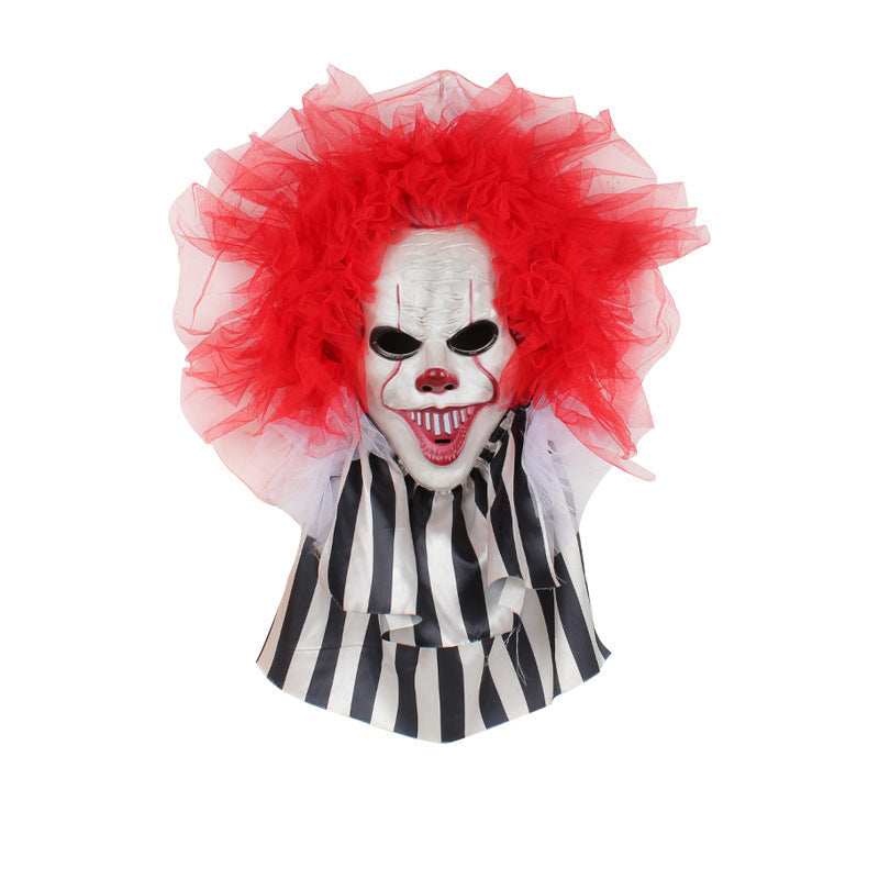 Halloween Clown Wreath | Horror Door Hanging Decoration for Home & Party